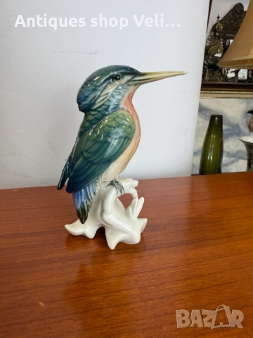 Порцеланова фигура на птица Karl Ens №7396 , снимка 3 - Антикварни и старинни предмети - 51889109