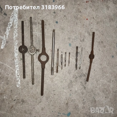 метчик лот 6 броя и върток