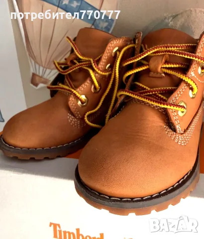 Оригинални боти каки timberland , снимка 7 - Детски боти и ботуши - 56504759