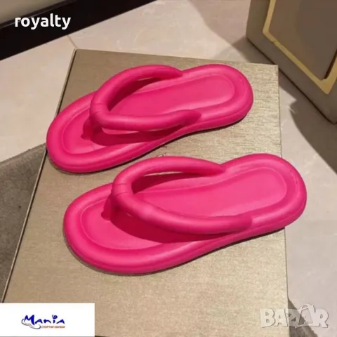 Цикламени дамски джапанки 