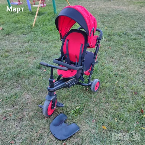Детска сгъваема триколка Smart trike 7в1, снимка 4 - Детски велосипеди, триколки и коли - 55978620