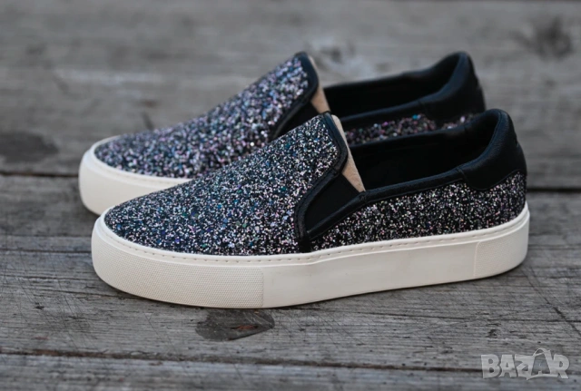 UggJass Chunky черни брокатени кецове номер 39 ,5