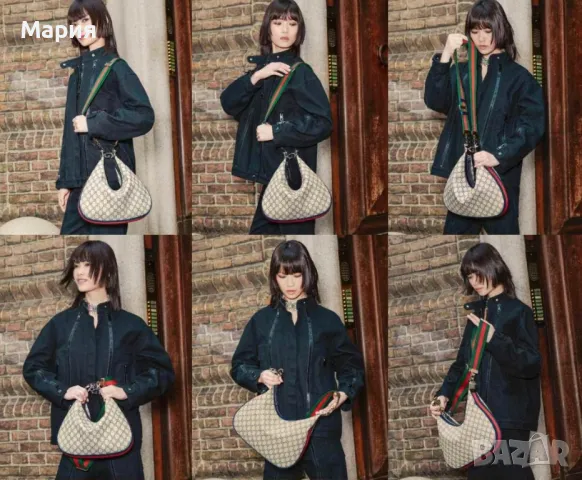 Елегантна Гучи/Gucci „Attache-Аташе” чанта с 2 дръжки, снимка 5 - Чанти - 49899449