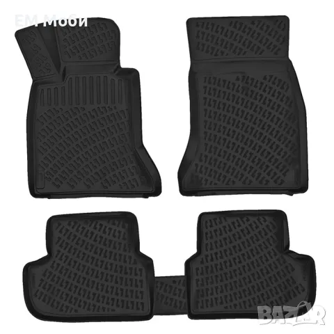Гумени Стелки Rizline 3D тип Легени К-т 4 части за BMW 5 G30 G31 2017-2019