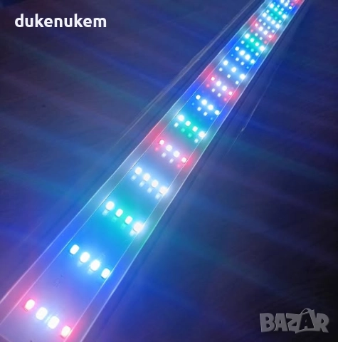 LED осветление за аквариум, лампа, 40–60 см, пълен спектър и таймер, снимка 10 - Лед осветление - 52622110