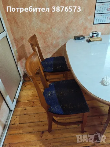 Продавам,много запазени,маса с четири стола, снимка 3 - Маси - 56265486