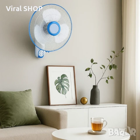 Вентилатор 16" Perfect WF-16RC, стенен, дистанционно управление, снимка 1