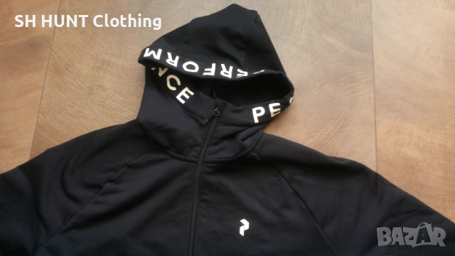 Peak Performance Rider Zip Hood Men Fleece Jacket размер L мъжки суичър 10-61, снимка 4 - Суичъри - 52795032