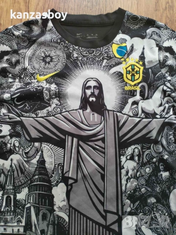 BRAZIL X JESUS ​​2024/25 black edition jersey - юношеска тениска р-р 164см, снимка 7 - Тениски - 54242577
