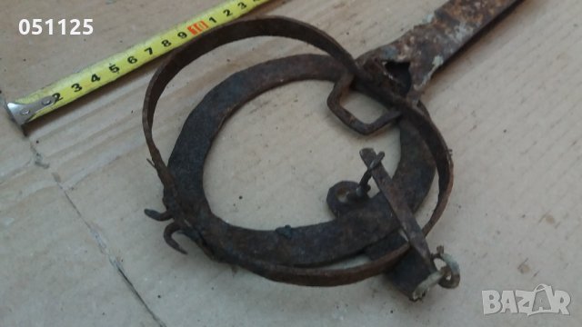 стар кован масивен капан за животни , снимка 10 - Антикварни и старинни предмети - 30183019