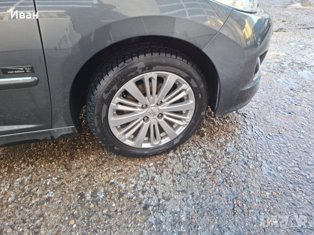 4 броя алуминиеви джанти Пижо 208 2008 зимни гуми 2023, снимка 3 - Гуми и джанти - 52958033