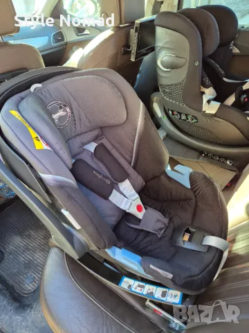 Столче за кола Cybex Aton 5 с изофикс база Base 2 fix, снимка 2 - Столчета за кола и колело - 49341361
