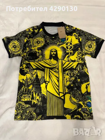 Тениски Brazil X Jesus , снимка 3 - Тениски - 48104427