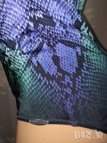 Sunflaer L- Цял оригинален качествен бански в змийски принт , снимка 4 - Бански костюми - 37567690