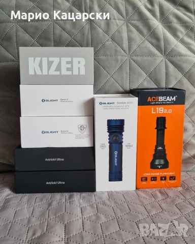 5.11, Acebeam L19 V2.0, olight arkfeld ultra baton 3 4 premium edition kizer drop bear seeker 4 pro , снимка 2 - Екипировка - 52625169