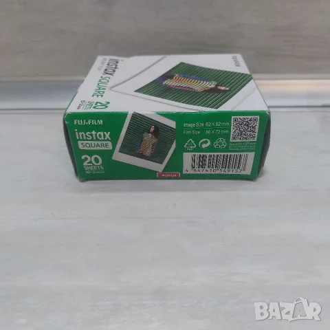 Оригинален филм Fujifilm Instax SQUARE (20 бр.) | Нов, запечатан, снимка 3 - Друга електроника - 55834826