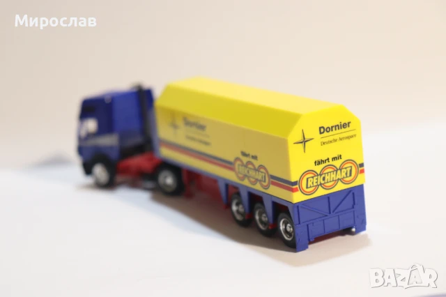 HERPA H0 1/87 MERCEDES КАМИОН МОДЕЛ ТРАНСПОРТ НА СТЪКЛО, снимка 7 - Колекции - 50919773