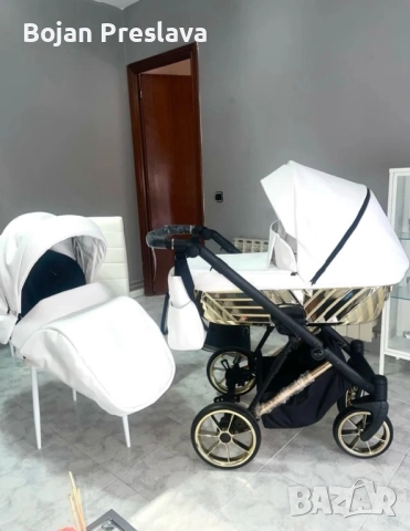 Количка Kunert Ivento Glam Eco White Pearl, снимка 2 - Детски колички - 52320365