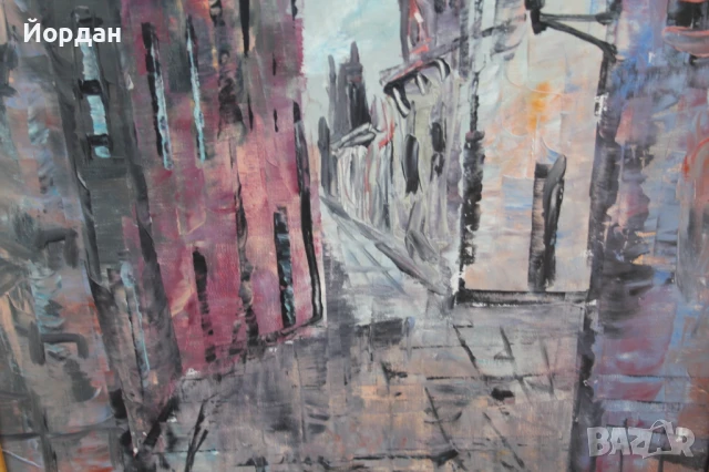 Картина масло върху платно ''P.Larsen'', снимка 7 - Картини - 50701684