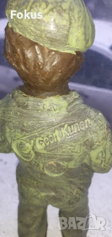 Авторска керамика фигурка на Geert Kunen - подписана, снимка 3 - Антикварни и старинни предмети - 53336892