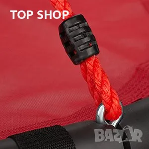 Relaxdays кръгла висяща люлка за деца тип гнездо диск Ø: 120 см, за до 100 кг, снимка 15 - Фигурки - 49092997