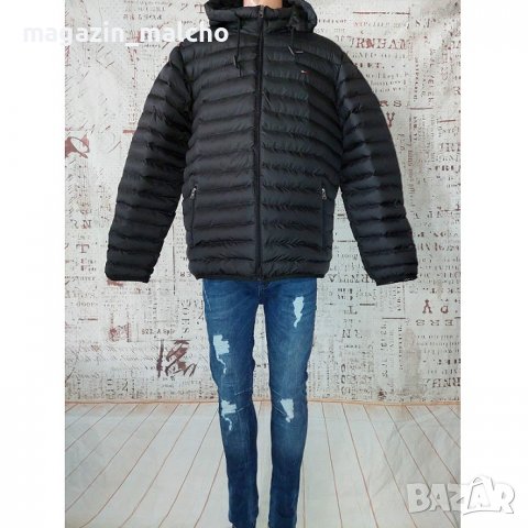 МЪЖКО ЯКЕ - Tommy Hilfiger Hooded Jacket; размери: 3XL, 4XL, 5XL, 6XL и 7XL