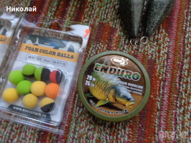 Повод Ендуро 25lb(на към 50%) и много Pop-Up топчета., снимка 2 - Такъми - 52817736