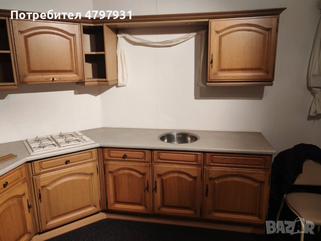 Чисто нова кухня с вратички от дъбов масив и уреди , снимка 7 - Кухни - 54206935