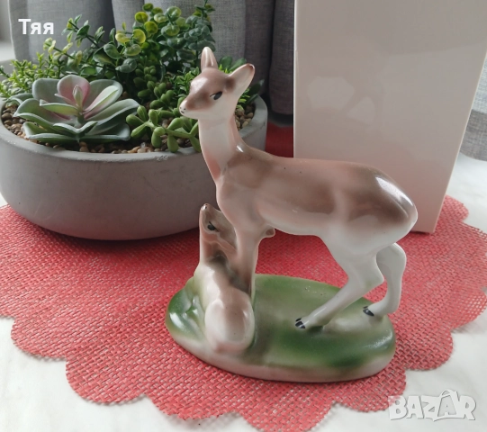 Порцеланова сърничка с малко сърне