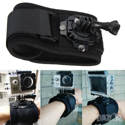5 броя широк ремък за китка на ръка за екшън камери, снимка 2 - Чанти, стативи, аксесоари - 50442205