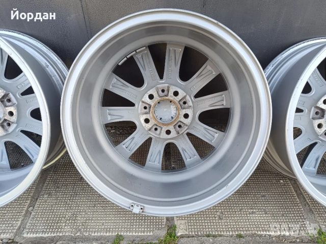 ОРИГИНАЛНИ джанти 17 ' цола 5x120 BMW / БМВ ЕТ30 8J + датчици F10 F11 E90 E91, снимка 18 - Гуми и джанти - 54221646