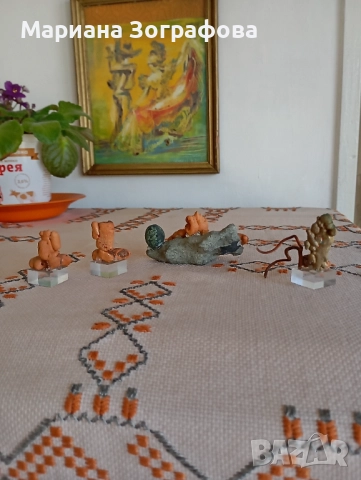 Авторска скулптура, Абстрактна пластика от дърво - 2 бр., ръчна изработка 1987 г., уникати, снимка 18 - Антикварни и старинни предмети - 47720845