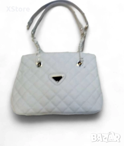 Стилна дамска ежедневна чанта с къса и дълга дръжка, снимка 8 - Чанти - 52583962