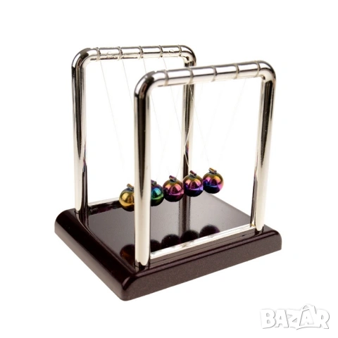 Антистрес люлка на Нютон – релакс в офиса, снимка 2 - Подаръци за мъже - 53938400