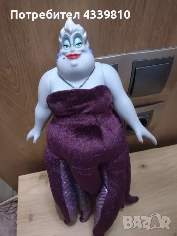 урсула от ариел дисни ariel disney кукла , снимка 1 - Кукли - 55779860
