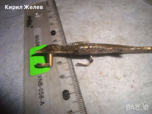 СТАРА БРОНЗИРАНА ОЛОВНА ФИГУРКА ПТИЦА ИНТЕРЕСНА за ЗАКАЧАНЕ КОЛЕКЦИЯ 30962, снимка 12 - Колекции - 38137963