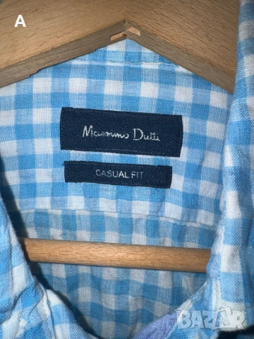 Ленена риза Massimo Dutty , снимка 2 - Ризи - 54348808