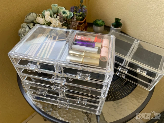 3 броя органайзери с чекмеджета прозрачни , снимка 17 - Органайзери - 50630590