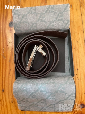  Ermenegildo Zegna мъжки кафяв колан 110, снимка 10 - Колани - 51549904