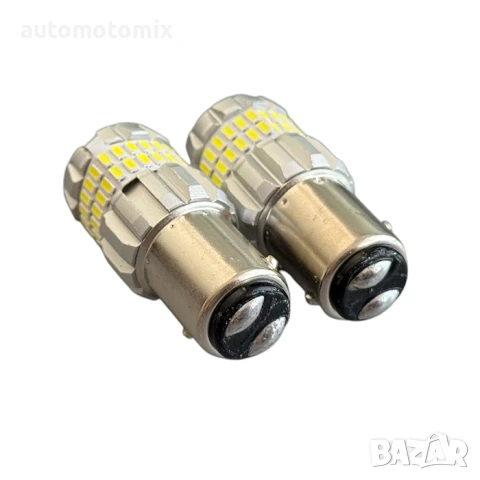 Комплект крушки, Led диодни крушки, BA15D, 21/5W, 6000K, 2броя - 82312, снимка 3 - Аксесоари и консумативи - 51415532