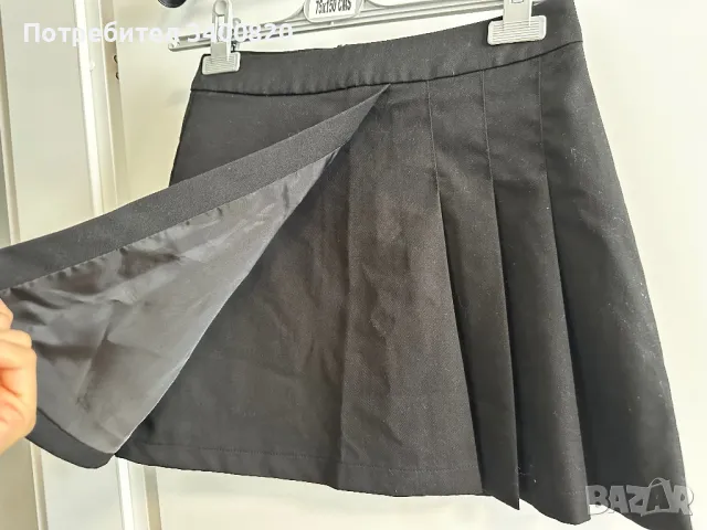 Черна пола , снимка 2 - Поли - 47492491