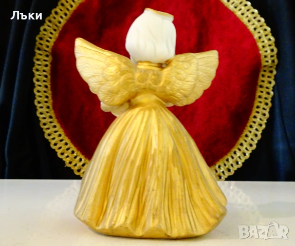 Японска порцеланова фигура Ангел,Noritake,злато. , снимка 4 - Антикварни и старинни предмети - 53989800