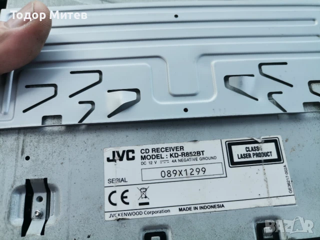 JVC KD-R 852BT, снимка 5 - Аудиосистеми - 50787202