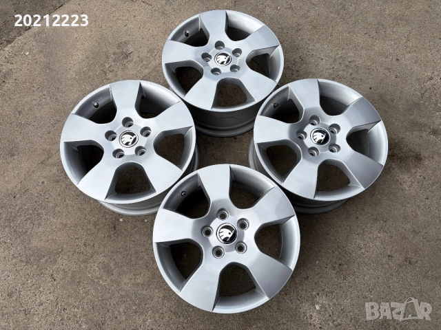 4 броя алуминиеви джанти за Skoda Octavia 15, снимка 9 - Гуми и джанти - 53886749