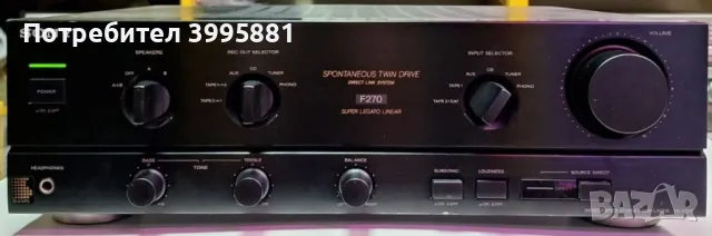 Стерео усилвател Sony, mod.TA-F270

, снимка 1