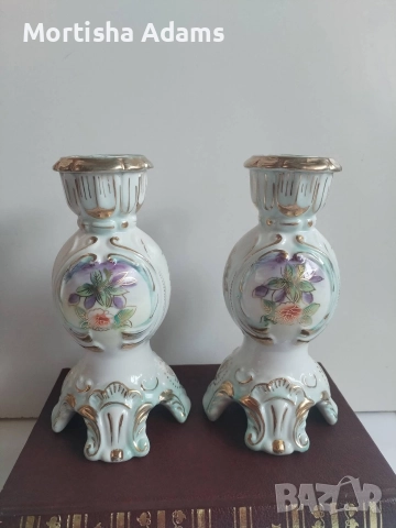 Комплект винтидж свещници