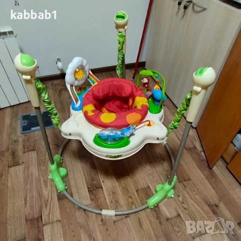 Бънджи център - проходилка за бебе Tiibaby с животни, снимка 6 - Проходилки - 52905856