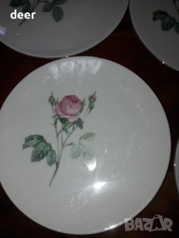 Баварски порцеланови чинии за десерт, снимка 2 - Чинии - 36862738