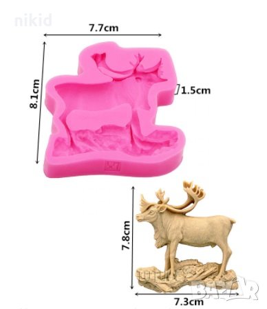 Елен Лос на поляна силиконов молд форма декорация торта фондан шоколад гипс, снимка 2 - Форми - 30507647