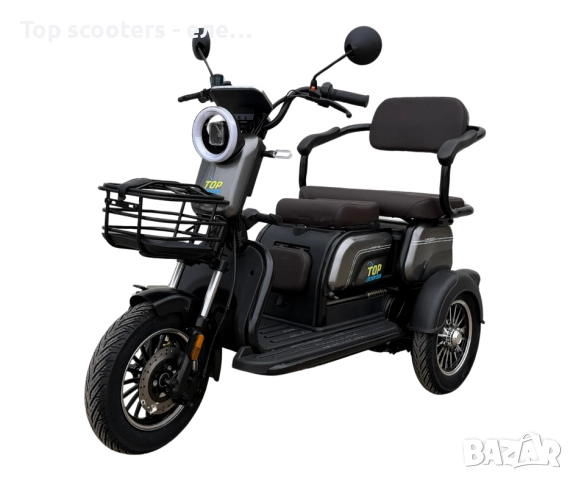 Електрическа триколка със задно задвижване X3 - 48V 800W, снимка 2 - Мотоциклети и мототехника - 52853920